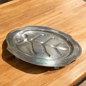 RARE VINTAGE Derby S.P.  Co. EPNS, W.M. MOUNTS  MEAT PLATTER 16, 0 4205